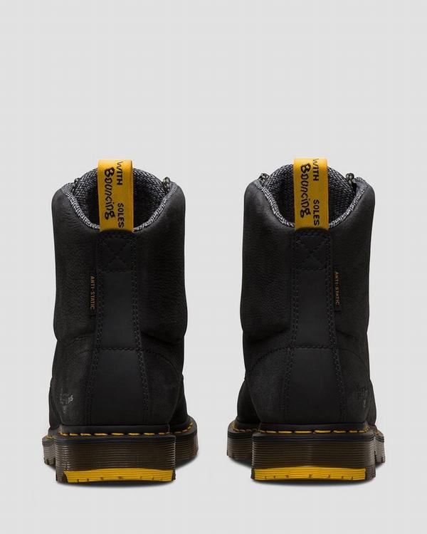 Dr Martens Dámské Pracovní Boty Hyten Steel Toe Černé, CZ-605137